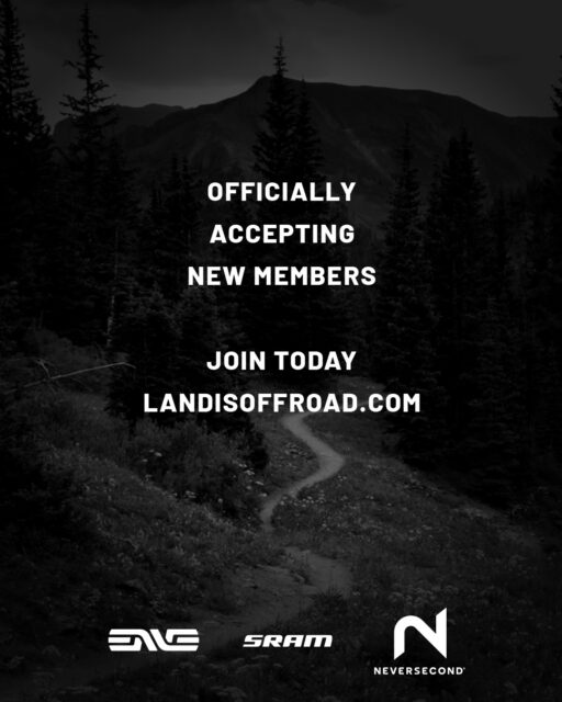 IT’S OFFICIAL…
NOW ACCEPTING MEMBERS & PLANNING OUR LAUNCH EVENTS. LANDISOFFROAD.COM TO GET SIGNED UP! YOU DON’T WANT TO MISS THIS.
#community #offroad
#enve #sram #neversecond